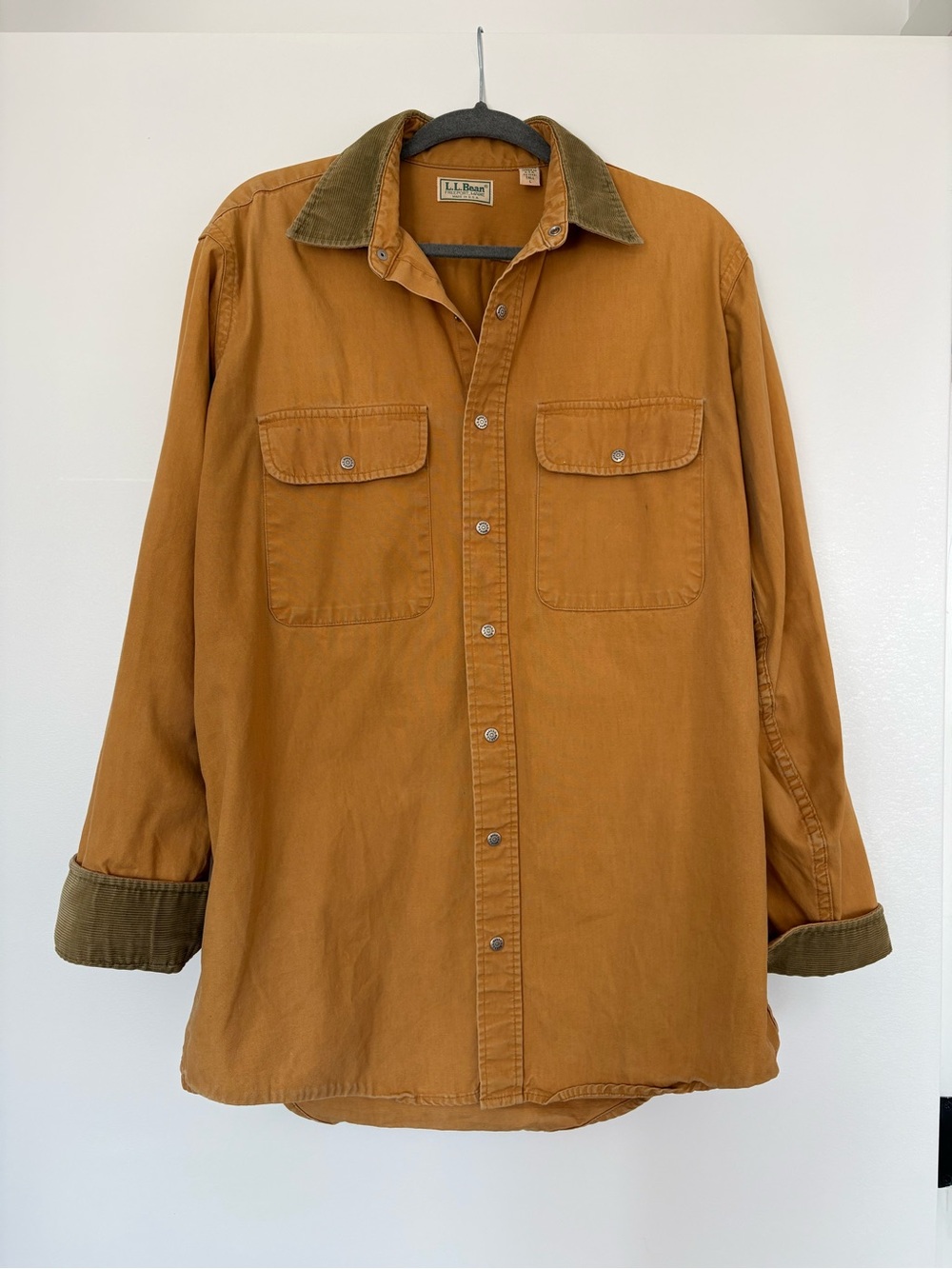 L.L. Bean Men's Brown Workshirt Jacket
